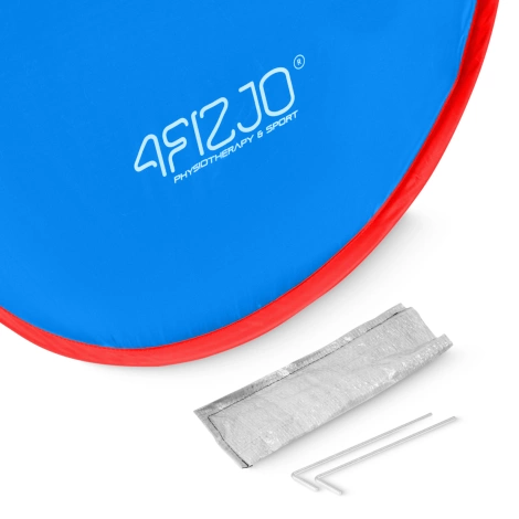 Namiot plażowy samorozkładający niebiesko-czerwony