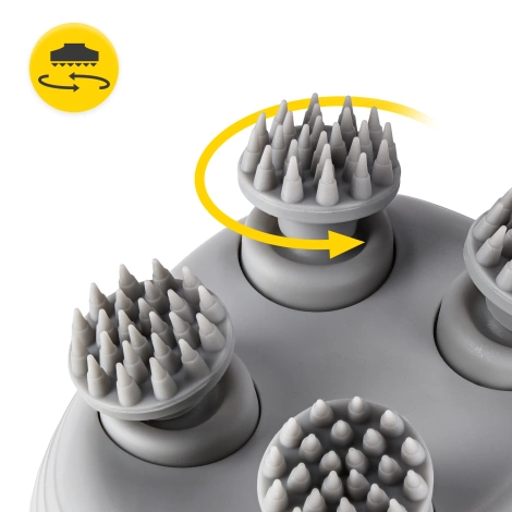 Elektryczny masażer do głowy wodoodporny wielokolorowy