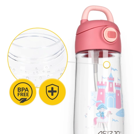 Butelka na wodę dla dzieci ZAMEK 550 ml