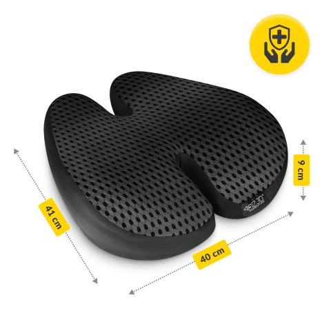Poduszka ortopedyczna pod plecy czarna