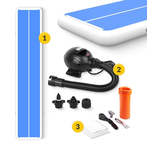 Ścieżka akrobatyczna AIR MAT PRO 10 x 2 x 0,3 m z pompką