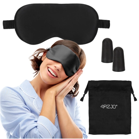 Jedwabna opaska na oczy do spania