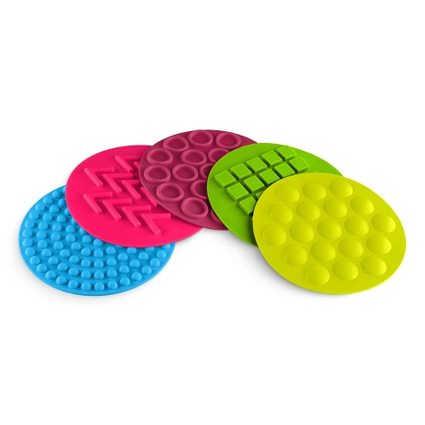 Dyski sensoryczne dla dzieci do zabawy 25 cm zestaw 10 sztuk