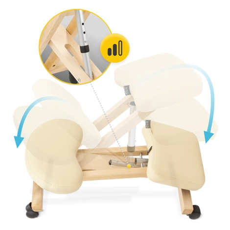 Klękosiad klęcznik do pracy PURE beżowy