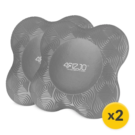 Podkładki pod kolana do jogi szare