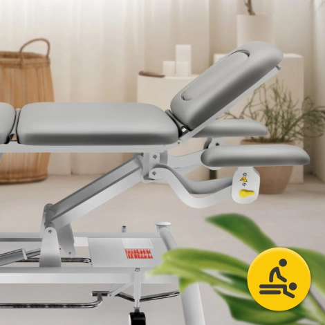 Stół do masażu i rehabilitacji elektryczny ERGO szary