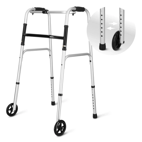 Balkonik aluminiowy z kółkami