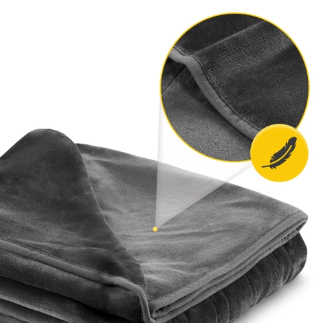 Koc elektryczny grzewczy 180 × 160 cm