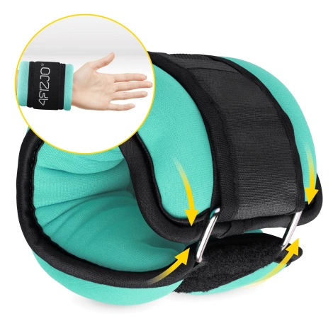 Obciążniki na kostki i nadgarstki 2 x 1,5 kg