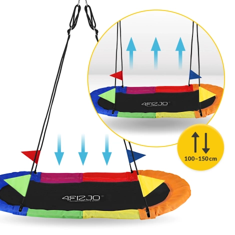 Huśtawka ogrodowa Bocianie Gniazdo dla dzieci 165 cm