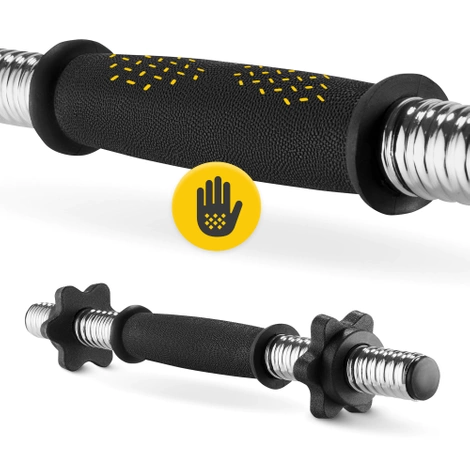 Gryf krótki do hantli z zaciskami 45 cm 2 szt.