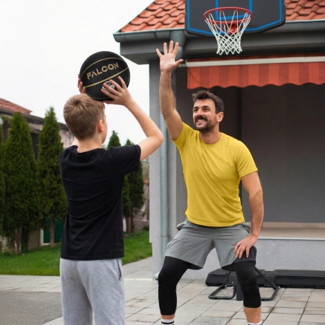 Piłka do koszykówki Falcon rozmiar 7 czarna