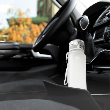 Butelka sportowa na wodę 650 ml szara