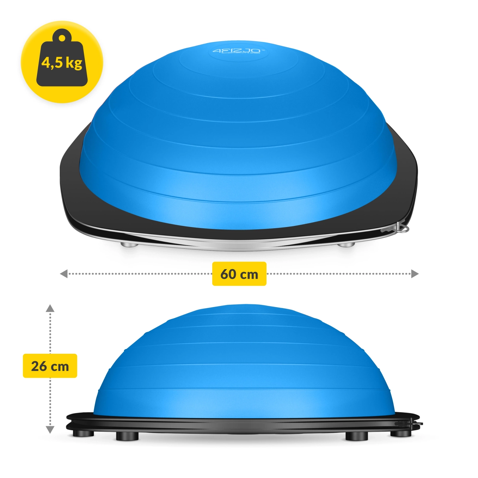 polpilka pilka rownowazna bosu do balansowania do cwiczen