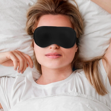 Jedwabna opaska na oczy do spania