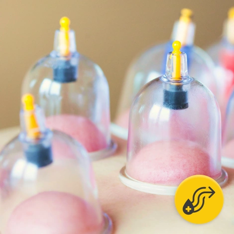 Bańki chińskie bezogniowe próżniowe 12 szt.