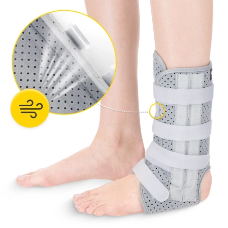 Orteza stawu skokowego z bocznym wzmocnieniem