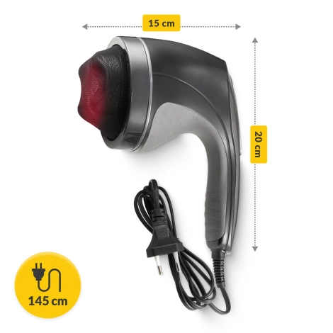 Ręczny masażer antycellulitowy czarny