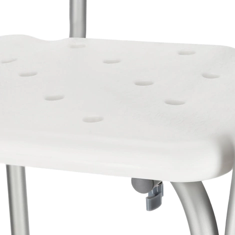 Krzesło pod prysznic z oparciem i podłokietnikami