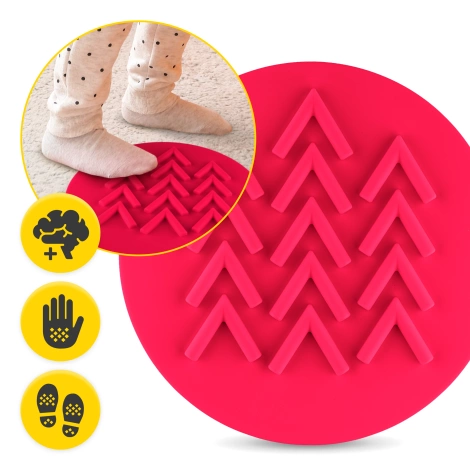 Dyski sensoryczne dla dzieci do zabawy 25 cm zestaw 10 sztuk