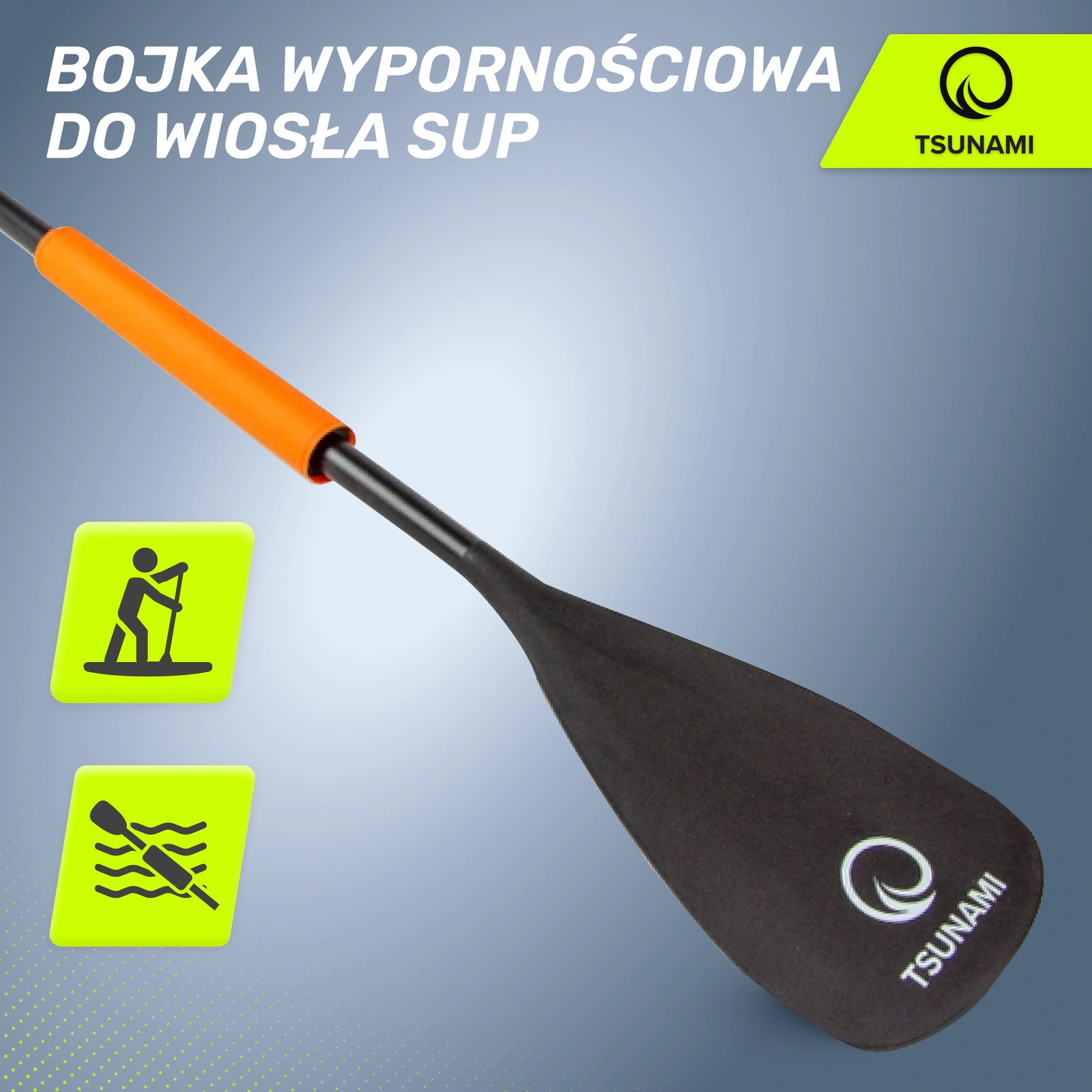 bojka wypornosciowa do wiosla sup pomaranczowa