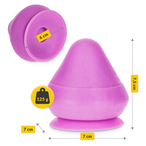 Stożek do masażu punktowego różowy