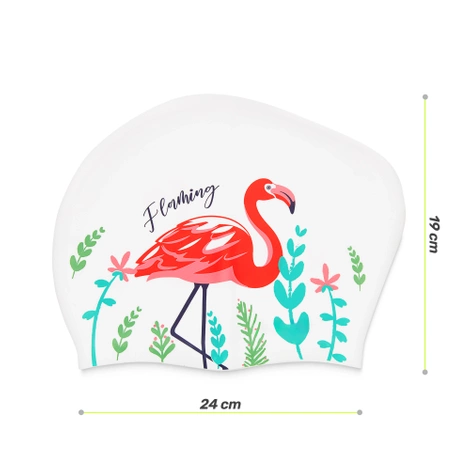 Czepek na basen damski TSUNAMI FLAMINGO