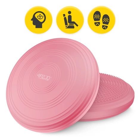 Poduszka sensomotoryczna MED+ 33 cm różowa