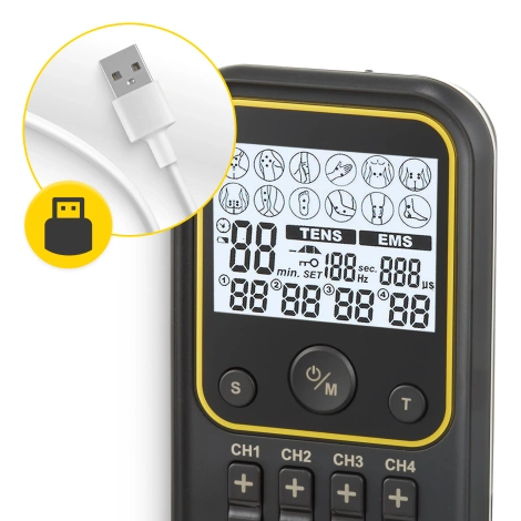 Elektrostymulator mięśni PRO+