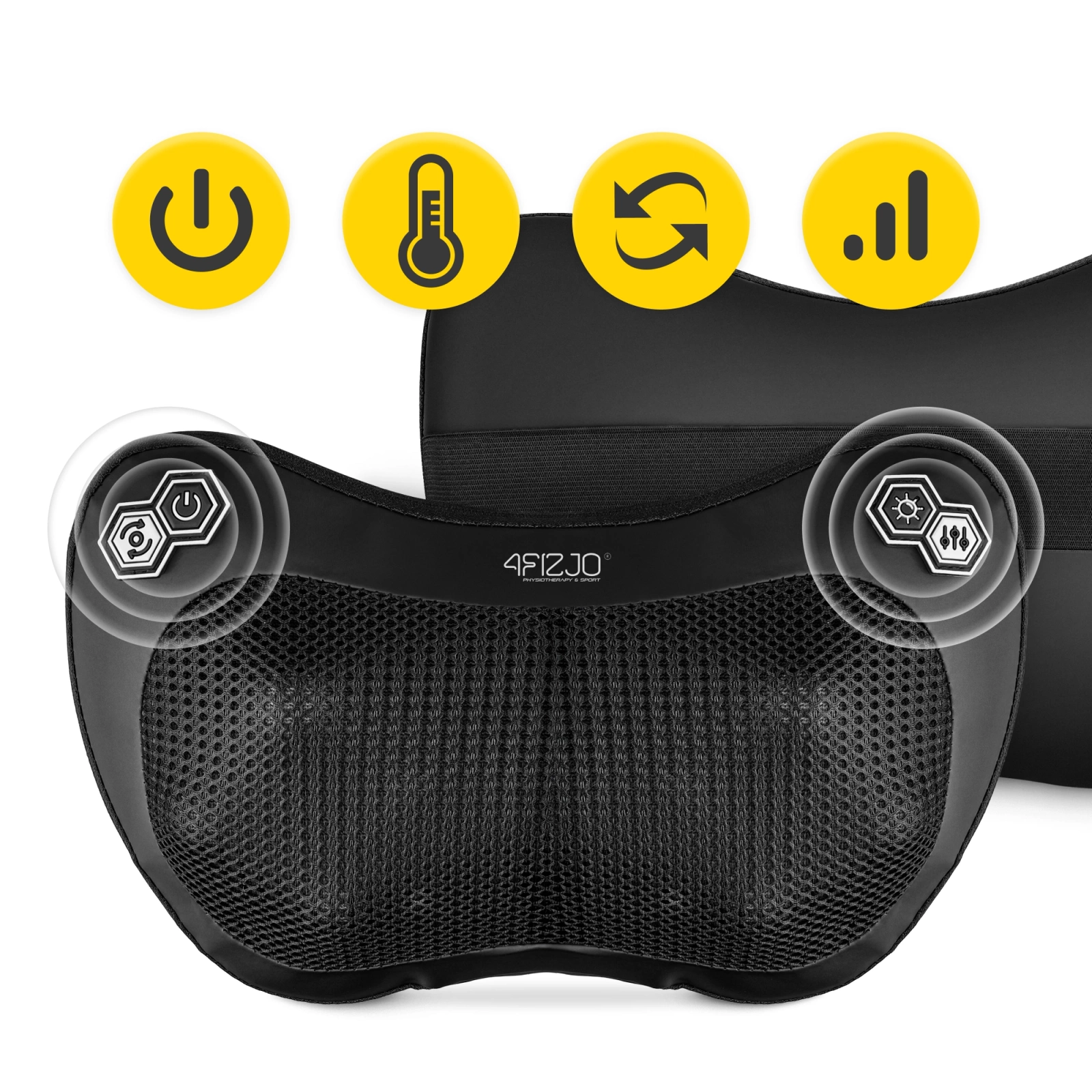 masazer shiatsu poduszka masujaca kark plecy ramiona nogi stopy do karku