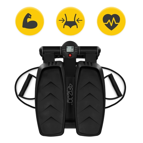 Stepper z ekspanderami czarny