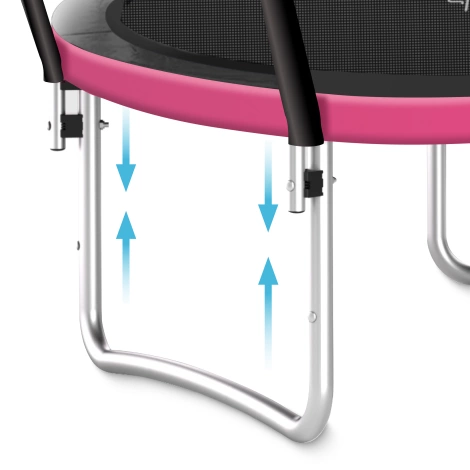 Trampolina ogrodowa dla dzieci PRO 252cm 8FT