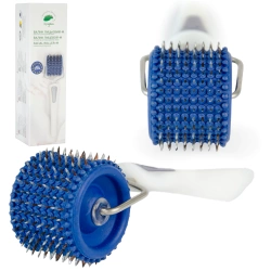 Wałek wieloigłowy do masażu twarzy Lyapko 3,5 bez niklu granatowy