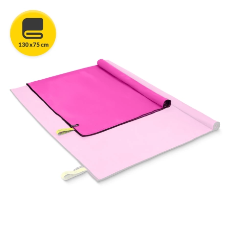 Ręcznik szybkoschnący z mikrofibry 130 x 75 cm różowy