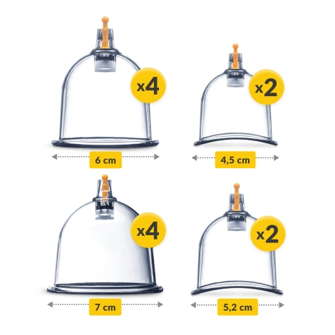 Bańki chińskie bezogniowe próżniowe 24 szt.