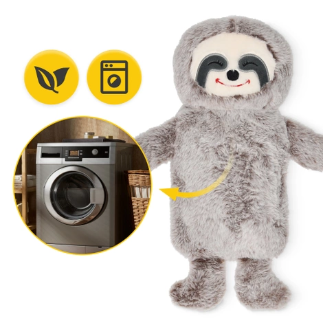 Termofor pluszowy w pokrowcu LENIWIEC 0,75 litra