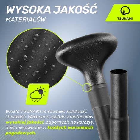 Wiosło składane regulowane TSUNAMI