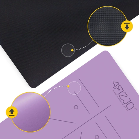 Mata do jogi i ćwiczeń antypoślizgowa 4 mm fioletowa