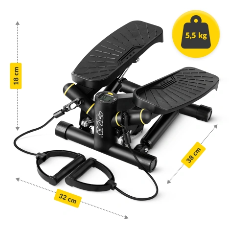 Kompaktowy mini stepper skrętny LITE z ekspanderami