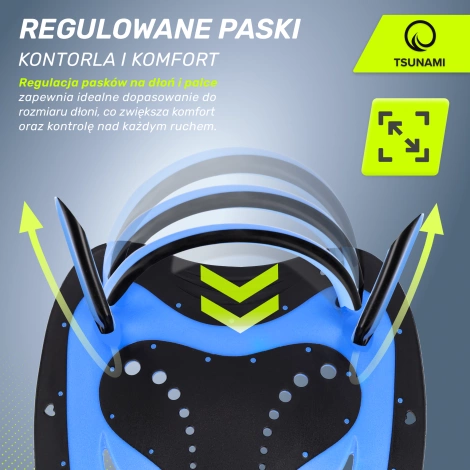 Wiosełka do pływania TSUNAMI