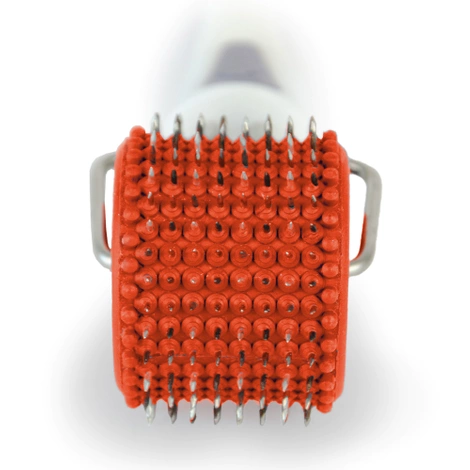 Wałek wieloigłowy do masażu twarzy Lyapko 3,5 bez niklu czerwony