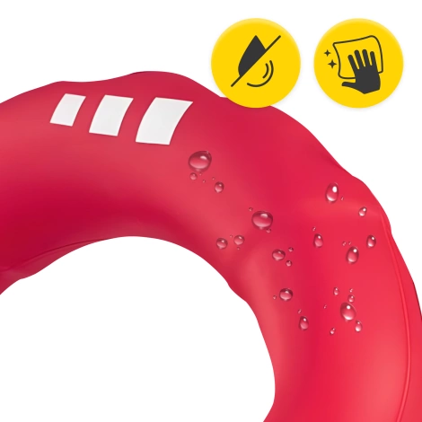 Silikonowy ściskacz do treningu dłoni czerwony