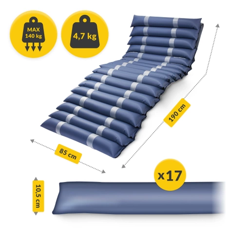 Materac przeciwodleżynowy MED z pompą