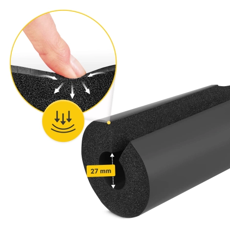 Ochraniacz na gryf sztangę czarny