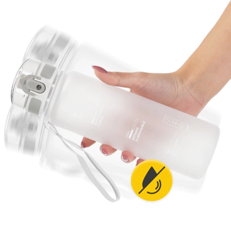 Butelka sportowa na wodę 650 ml szara