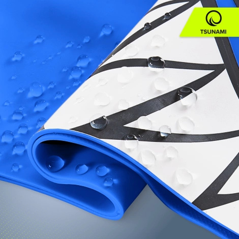 Czepek na basen dla dzieci TSUNAMI SHARK niebieski