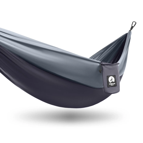 Hamak turystyczny jednoosobowy Mountain Goat szaro-grafitowy