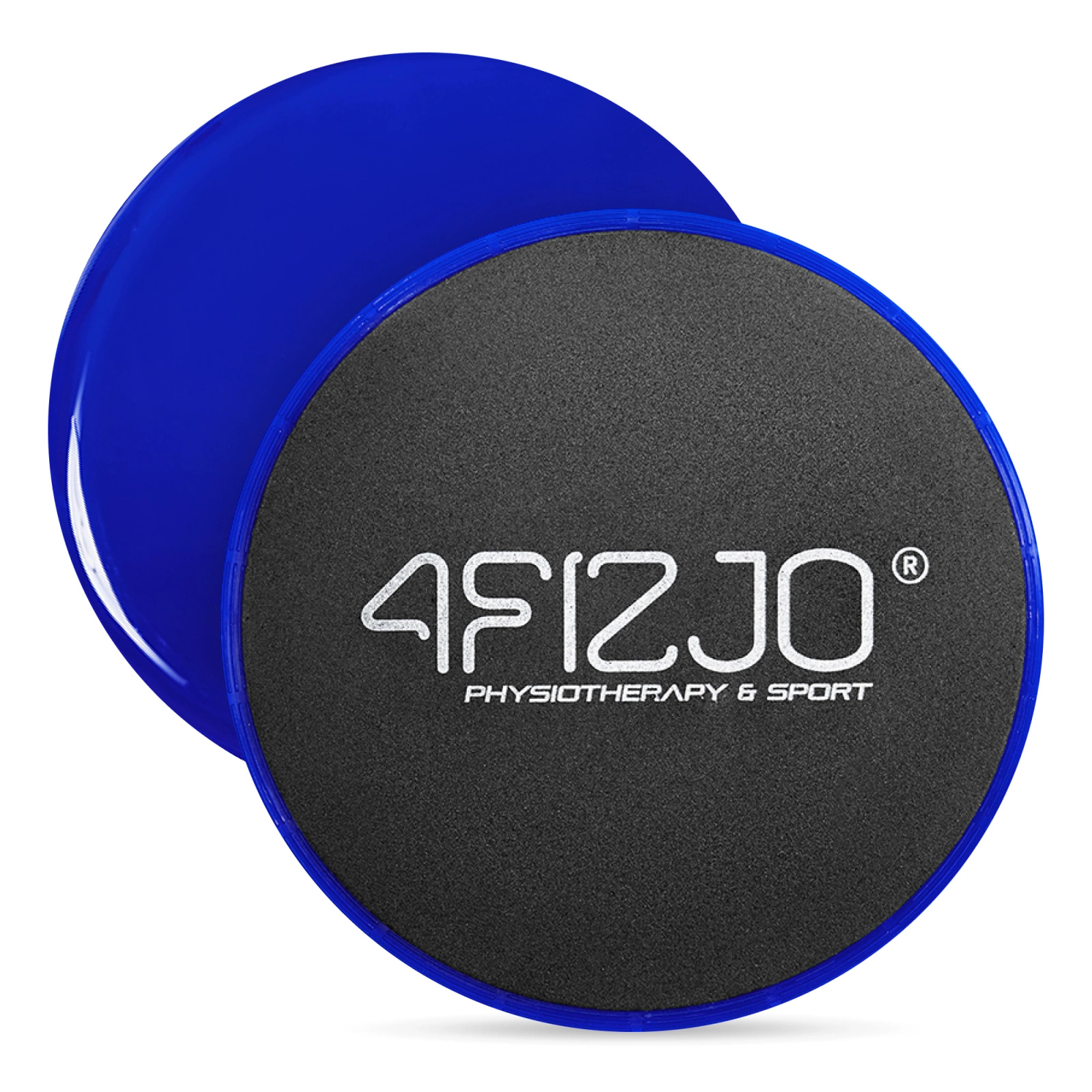 Dyski poślizgowe do ćwiczeń SLIDE niebieskie Czarny