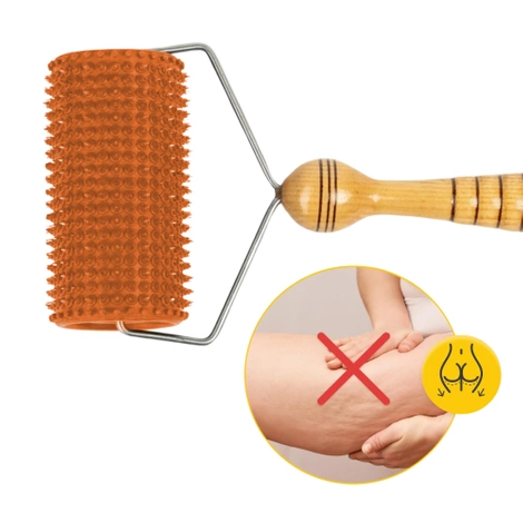 Wałek wieloigłowy do masażu Lyapko 5,0 bez niklu pomarańczowy