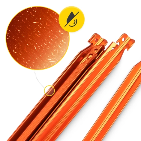 Śledzie aluminiowe do namiotu 18 cm V-kształtne 10 szt.